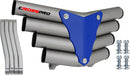 Crosspro - Front Bumper Corot For Yamaha YFM 660 Raptor-Ice Polish Tube / Blue Plate