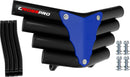 Crosspro - Front Bumper Corot For Polaris Outlaw 525-Black Tube / Blue Plate