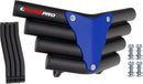 Crosspro - Front Bumper Corot For Polaris Outlaw 525-Textured Black Tube / Blue Plate