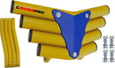 Crosspro - Front Bumper Corot For Yamaha YFM 660 Raptor-Yellow Tube / Blue Plate