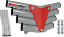 Crosspro - Front Bumper Corot For Polaris Outlaw 525-Polish Tubo / Red Plate