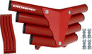 Crosspro - Front Bumper Corot For Yamaha YFM 250 Raptor-Red Tube / Red Plate