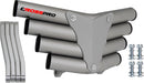 Crosspro - Front Bumper Corot For Yamaha YFM 660 Raptor-Ice Polish Tube / White Plate