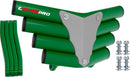 Crosspro - Front Bumper Corot For Yamaha YFM 250 Raptor-Green Tube / White Plate