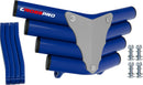 Crosspro - Front Bumper Corot For Yamaha YFM 660 Raptor-Blue Tube / White Plate