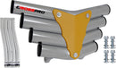 Crosspro - Front Bumper Corot For Yamaha YFZ 450-Polish Tubo / Yellow Plate