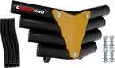 Crosspro - Front Bumper Corot For Yamaha YFM 660 Raptor-Black Tube / Yellow Plate