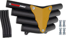 Crosspro - Front Bumper Corot For Yamaha YFZ 450-Textured Black Tube / Yellow Plate