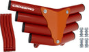 Crosspro - Front Bumper Corot For Yamaha YFM 250 Raptor-Red Tube / Orange Plate