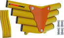 Crosspro - Front Bumper Corot For Yamaha YFM 250 Raptor-Yellow Tube / Orange Plate