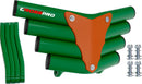 Crosspro - Front Bumper Corot For Yamaha YFM 660 Raptor-Green Tube / Orange Plate