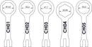 Crosspro - Fork Tool 50mm - Decagonal For Beta RR 2T 250, RR 2T 300-Black