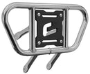Crosspro - Front Bumper CR01 For Suzuki LT-R 450-Polish Tubo / Black Plate