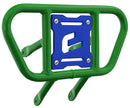 Crosspro - Front Bumper CR01 For Suzuki LT-R 450-Green Tube / Blue Plate