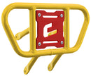 Crosspro - Front Bumper CR01 For Suzuki LT-R 450-Yellow Tube / Red Plate