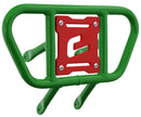 Crosspro - Front Bumper CR01 For Suzuki LT-R 450-Green Tube / Red Plate