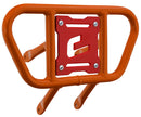 Crosspro - Front Bumper CR01 For Suzuki LT-R 450-Orange Tube / Red Plate