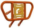 Crosspro - Front Bumper CR01 For Suzuki LT-R 450-Orange Tube / Yellow Plate