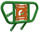 Crosspro - Front Bumper CR01 For Suzuki LT-R 450-Green Tube / Orange Plate