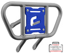 Crosspro - Front Bumper CR01 For Yamaha YFM 660 Raptor-Ice Polish Tube / Blue Plate