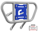 Crosspro - Front Bumper CR01 For Yamaha YFM 700 Raptor-White Tube / Blue Plate