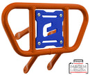 Crosspro - Front Bumper CR01 For Yamaha YFM 660 Raptor-Orange Tube / Blue Plate