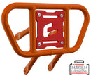 Crosspro - Front Bumper CR01 For Yamaha YFM 700 Raptor-Orange Tube / Red Plate