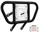 Crosspro - Front Bumper CR01 For Yamaha YFM 660 Raptor-Black Tube / White Plate