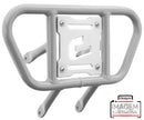 Crosspro - Front Bumper CR01 For Yamaha YFM 700 Raptor-White Tube / White Plate