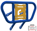 Crosspro - Front Bumper CR01 For Yamaha YFM 700 Raptor-Blue Tube / Yellow Plate