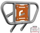 Crosspro - Front Bumper CR01 For Yamaha YFM 700 Raptor-Ice Polish Tube / Orange Plate