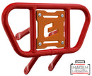 Crosspro - Front Bumper CR01 For Yamaha YFM 700 Raptor-Red Tube / Orange Plate