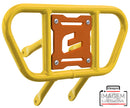 Crosspro - Front Bumper CR01 For Kawasaki KFX 450R-Yellow Tube / Orange Plate