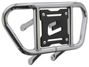 Crosspro - Front Bumper CR02 For Suzuki LT-R 450-Polish Tubo / Black Plate
