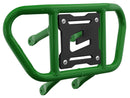 Crosspro - Front Bumper CR02 For Suzuki LT-R 450-Green Tube / Black Plate