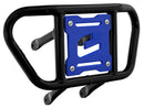 Crosspro - Front Bumper CR02 For Suzuki LT-R 450-Black Tube / Blue Plate