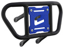 Crosspro - Front Bumper CR02 For Suzuki LT-R 450-Textured Black Tube / Blue Plate