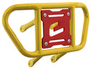 Crosspro - Front Bumper CR02 For Suzuki LT-R 450-Yellow Tube / Red Plate