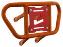 Crosspro - Front Bumper CR02 For Suzuki LT-R 450-Orange Tube / Red Plate