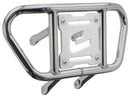 Crosspro - Front Bumper CR02 For Suzuki LT-R 450-Polish Tubo / White Plate