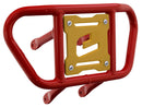 Crosspro - Front Bumper CR02 For Suzuki LT-R 450-Red Tube / Yellow Plate