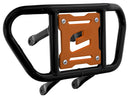 Crosspro - Front Bumper CR02 For Suzuki LT-R 450-Black Tube / Orange Plate