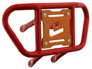 Crosspro - Front Bumper CR02 For Suzuki LT-R 450-Red Tube / Orange Plate