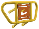 Crosspro - Front Bumper CR02 For Suzuki LT-R 450-Yellow Tube / Orange Plate
