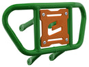 Crosspro - Front Bumper CR02 For Suzuki LT-R 450-Green Tube / Orange Plate