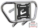 Crosspro - Front Bumper CR02 For Yamaha YFM 700 Raptor-Polish Tubo / Black Plate