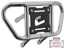 Crosspro - Front Bumper CR02 For Yamaha YFZ 450R-Polish Tubo / Black Plate