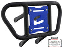 Crosspro - Front Bumper CR02 For Yamaha YFZ 450R-Textured Black Tube / Blue Plate