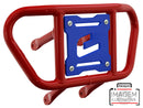 Crosspro - Front Bumper CR02 For Yamaha YFM 660 Raptor-Red Tube / Blue Plate