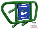 Crosspro - Front Bumper CR02 For Yamaha YFM 700 Raptor-Green Tube / Blue Plate